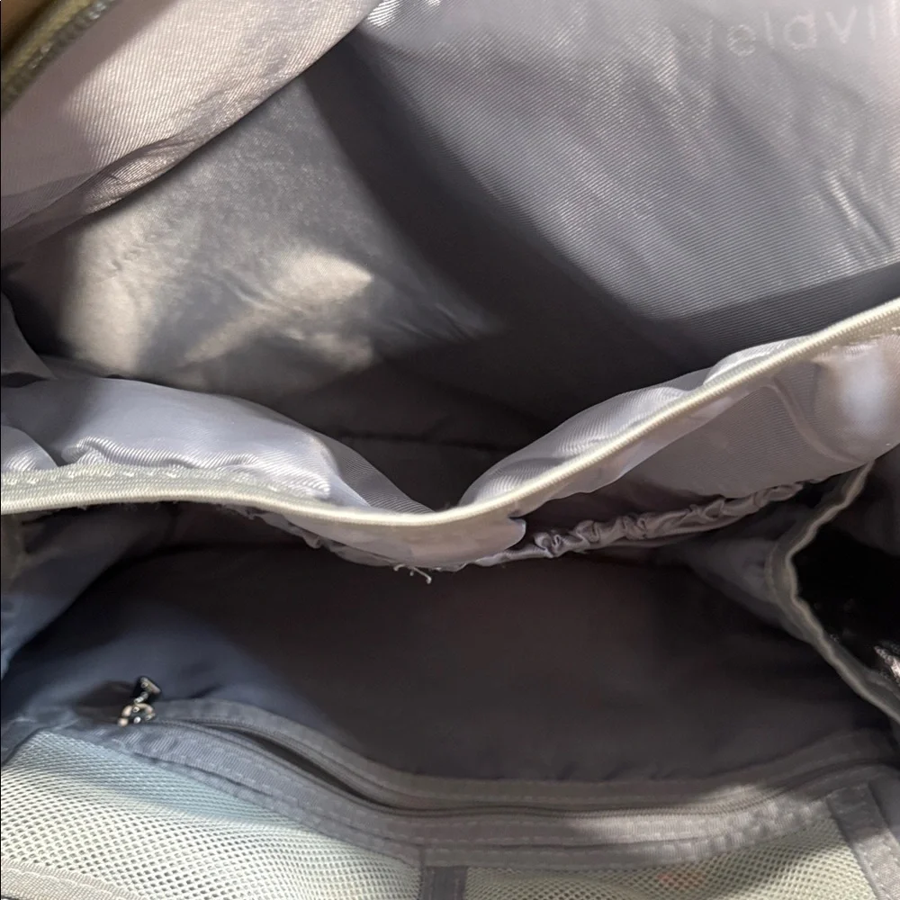 Olive Green Baby Bag with Changing Pad and Ample Storage